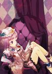  bad_id bad_pixiv_id book chair clea hat magic_circle patchouli_knowledge purple_eyes purple_hair ribbon solo touhou 