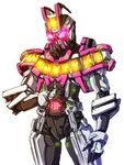  antennae belt glowing glowing_eyes kamen_rider kamen_rider_dcd kamen_rider_decade male_focus nekomamire solo 