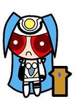  :c blue_hair chibi kos-mos lowres parody powerpuff_girls red_eyes solo style_parody xenosaga xenosaga_episode_i zohar 