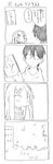  1girl 4koma blush comic cool-kyou_shinja danna_ga_nani_wo_itte_iru_ka_wakaranai_ken glasses greyscale long_hair monochrome open_mouth translation_request tsunashi_hajime tsunashi_kaoru 