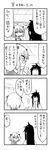  1girl 4koma comic cool-kyou_shinja danna_ga_nani_wo_itte_iru_ka_wakaranai_ken greyscale long_hair monochrome open_mouth tanaka-san_(danna_ga) translation_request yamada-san_(danna_ga) 