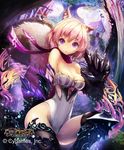  animal_ears coppelia_(futamine) gauntlets pink_hair purple_eyes shingeki_no_bahamut squirrel_tail tail 