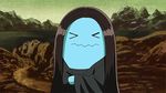  animated animated_gif long_hair mona_lisa no_humans pokemon pokemon_(anime) solo team_rocket wig wobbuffet 