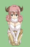 aries_(fairy_tail) breasts fairy_tail hiro_mashima large_breasts mashima_hiro monster_girl official_art pink_hair 