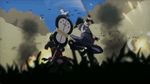  2boys 3d animated animated_gif fighting multiple_boys naruto outdoors sky sword uchiha_madara uchiha_sasuke 