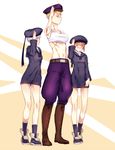  amaririsu_(deco-sara) axis_powers_hetalia beret blonde_hair blue_eyes blush boots dress genderswap genderswap_(mtf) germany_(hetalia) hat highres kantai_collection multiple_girls sailor_collar sailor_dress sailor_hat salute scar short_hair z1_leberecht_maass_(kantai_collection) z3_max_schultz_(kantai_collection) 