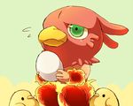  bird chibi chick egg green_eyes jojo_no_kimyou_na_bouken kamiura magician's_red no_humans stand_(jojo) younger 