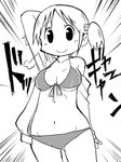  bikini breasts naganohara_mio nichijou smile swimsuit zubatto 