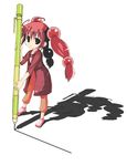  bad_id bad_pixiv_id drawing hair_bobbles hair_ornament hebereke_black minigirl original oversized_object pen red_hair solo twintails 
