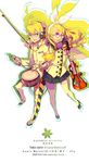  1girl bad_id bad_pixiv_id blonde_hair brother_and_sister drum glasses guitar instrument kagamine_len kagamine_rin lucy_(bechoco) siblings thighhighs twins vocaloid zettai_ryouiki 