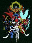  claws digimon digimon_adventure digimon_adventure_02 digimon_frontier digimon_savers digimon_tamers dukemon_crimson_mode epic imperialdramon_fighter_mode monster no_humans omegamon shinegreymon susanoomon wings yamari 