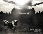  armored_core armored_core:_for_answer arms_forts from_software mecha spirit_of_motherwill wallpaper white_glint 
