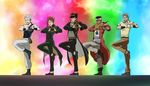  bad_id bad_pixiv_id dark_skin dark_skinned_male jean_pierre_polnareff jojo_no_kimyou_na_bouken joseph_joestar kakyouin_noriaki kuujou_joutarou mohammed_avdol morphin_e multiple_boys pose stardust_crusaders 