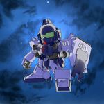  blue_destiny_01 chibi gundam gundam_side_story:_the_blue_destiny mecha shield 