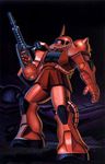  gun gundam mecha mobile_suit_gundam musai space space_craft weapon zaku zaku_ii zaku_ii_s_char_custom 