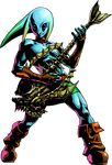  blue_eyes boots guitar highres instrument link majora&#039;s_mask official_art the_legend_of_zelda the_legend_of_zelda:_majora's_mask zora_link 