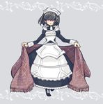  black_hair coppelia_(log_horizon) hair_over_eyes log_horizon maid mo_(deciliter) short_hair solo 