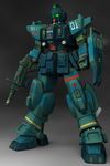  3d blue_destiny_01 gun gundam gundam_side_story:_the_blue_destiny machine_gun mecha shield weapon 