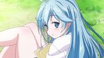  animated animated_gif blue_eyes blue_hair blush denpa_onna_to_seishun_otoko embarrassed long_hair tagme touwa_erio 