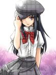  amatsuka_urara baby_princess black_hair cabbie_hat hat long_hair pochi_(pochi-goya) ribbon solo 