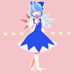  bad_id bad_pixiv_id barefoot blue_eyes blue_hair bow cirno eating error feet food highres mirugin popsicle short_hair solo touhou watermelon_bar wings 