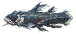  darius darius_gaiden fish king_fossil mecha military military_vehicle no_humans robot ship transparent_background warship watercraft 
