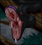  mouth_shot phyton predator reptile saliva scalie silvergrin snake tongue vore 