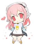  blush breasts chibi headphones large_breasts long_hair looking_at_viewer lowres minoa_(lastswallow) nitroplus pink_eyes pink_hair smile solo super_sonico 