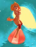  angellove44 bikini blonde_hair bunny copyright_request furry polka_dot polka_dotted surfing swimsuit water wave 