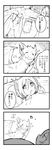  bad_id bad_twitter_id bed comic commentary crying dragon dragon_horns erubo father_and_son greyscale horns monochrome original tears translated yuran_(erubo) yuran_no_papa_(erubo) 