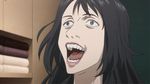  1girl animated animated_gif kiseijuu laughing solo tamiya_ryouko tamura_ryoko 