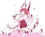  :p ahoge blue_eyes boots bouquet bra breasts cleavage clover cravat dress dress_lift earrings elphelt_valentine flower four-leaf_clover gloves guilty_gear guilty_gear_xrd hairband high_heel_boots high_heels huge_ahoge jewelry large_breasts long_sleeves mr.milk_caramel petals pink_flower pink_hair pink_rose puffy_long_sleeves puffy_sleeves red_bra rose short_hair smile solo spikes thigh_boots thighhighs tongue tongue_out underwear white_dress white_footwear white_legwear 