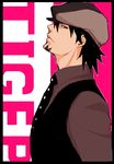  alternate_color cabbie_hat expressionless facial_hair goatee hat ima-san kaburagi_t_kotetsu looking_at_viewer male_focus shirt solo tiger_&amp;_bunny vest 