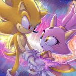  1girl blaze_the_cat burning_blaze sonic sonic_rush sonic_the_hedgehog super_sonic 