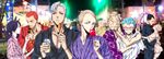  chocolate_lover formaggio gelato ghiaccio highres illuso japanese_clothes jojo_no_kimyou_na_bouken kimono melone multiple_boys pesci prosciutto risotto_nero sorbet 