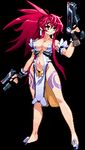  animated animated_gif bouncing_breasts breasts cleavage gun himeki_luna idle_animation large_breasts lowres navel pelvic_curtain pixel_art red_hair solo sprites sugeno_tomoaki vanguard_princess weapon 