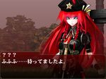  alternate_costume armlet banpai_akira china_dress chinese_clothes dress hat hong_meiling koumajou_densetsu koumajou_densetsu_1 long_hair red_hair screencap solo touhou translated 