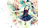  bad_id bad_pixiv_id bangs cirno highres meola paint_splatter solo touhou 