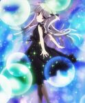  absolute_duo long_hair long_skirt pantyhose purple_eyes screencap silver_hair skirt sparkle twintails yurie_sigtuna 