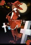  bad_end bad_id bad_pixiv_id bow braid brown_hair character_name dark_persona elbow_gloves eyes flower full_moon gloves grave hair_bow hand_to_own_mouth hat hat_bow hat_ribbon lantern long_hair moon one_eye_closed oounabara_to_wadanohara red_eyes red_flower red_gloves red_legwear red_rose ribbon roaldi rose sailor_collar sleeveless solo spoilers thighhighs twin_braids wadanohara witch_hat 