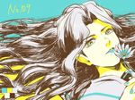  flower jojo_no_kimyou_na_bouken limited_palette long_hair ruchi solo yamagishi_yukako 