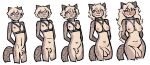 :3 alpha_channel anthro aroused basic_sequence belly big_breasts blonde_hair blue_eyes blush bottomless breast_growth breasts brown_body brown_fur clothed clothing collar collar_only crossgender digital_drawing_(artwork) digital_media_(artwork) domestic_cat embarrassed felid feline felis fur gender_transformation genital_growth genitals growth gynomorph hair hands_behind_back harness intersex jam_(artist) linear_sequence long_hair male mammal mtf_transformation mtg_crossgender mti_crossgender navel nipples nude penis penis_growth sequence simple_background slightly_chubby smile transformation transformation_sequence transparent_background weight_gain