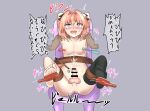 astolfo_(fate) bodily_fluids bound censored chair clothing erection fate_(series) feet furniture genitals hands_behind_head hi_res human kaikai_(artist) legwear male mammal nipple_fetish nipple_play open_mouth open_smile orgasm penis small_penis smile solo speech_bubble stockings tears tickling tickling_feet tickling_genitalia tickling_penis type-moon