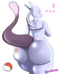  ! 2018 absurd_res alex30437 ambiguous_gender anthro big_butt blush butt feline frown gin-blade grey_skin hi_res huge_butt legendary_pok&eacute;mon mammal mewtwo nintendo pok&eacute;ball pok&eacute;mon pok&eacute;mon_(species) rear_view simple_background solo standard_pok&eacute;ball standing tears text thick_tail thick_thighs video_games white_background wide_hips 