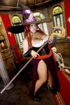  1girl asian breasts chouzuki_maryou cosplay dragon&#039;s_crown dragon's_crown hat hips large_breasts photo plump red_hair solo sorceress sorceress_(dragon&#039;s_crown) sorceress_(dragon&#039;s_crown)_(cosplay) sorceress_(dragon's_crown) sorceress_(dragon's_crown)_(cosplay) staff thick_thighs thighs wide_hips witch_hat 