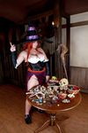  1girl asian breasts chouzuki_maryou cosplay dragon&#039;s_crown dragon's_crown hat hips large_breasts photo plump red_hair solo sorceress sorceress_(dragon&#039;s_crown) sorceress_(dragon&#039;s_crown)_(cosplay) sorceress_(dragon's_crown) sorceress_(dragon's_crown)_(cosplay) staff thick_thighs thighs wide_hips witch_hat 