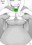 2015 anthro big_breasts breasts buckteeth christmas christmas_clothing cleavage clothed clothing cutie_mark drxii equid equine female hasbro hi_res holidays horse ipsywitch mammal my_little_pony part_of_set pony solo teeth traditional_media_(artwork) undressing