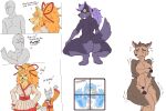 anon anthro avian big_breasts big_butt bird breasts broly_culo butt canid canine ceroba_(undertale_yellow) chujin_(undertale_yellow) deer duo female fox huge_breasts huge_butt human human_on_anthro interspecies male mammal martlet_(undertale_yellow) meme signirsol thick_thighs undertale_(series) undertale_yellow wide_hips