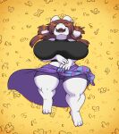 2024 2_horns 4_toes 5_fingers alternate_species anthro bovid breasts brown_hair caprine clothing feet female fingers frisk_(undertale) goat hair horn lying mammal on_back open_mouth robertge solo toes undertale undertale_(series) white_body