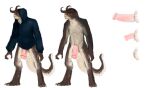 &lt;3 5_fingers absurd_res animal_genitalia animal_penis anthro becoming_erect bethesda_softworks claws clothed clothing deathclaw equine_genitalia equine_penis erection fallout fingers genitals hecreat hi_res hoodie horn humanoid lizard male model_sheet nude penis reptile scalie solo tail toe_claws topwear
